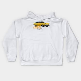 1957 Chevrolet Bel Air Nomad Wagon Kids Hoodie